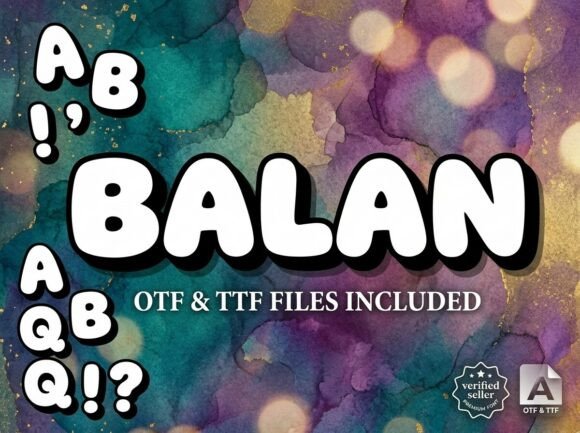 Balan: Unleash Bold Creativity with This Display Typeface
