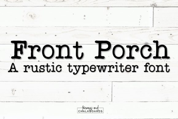 Front Porch: A Cool Retro Slab Serif for Modern Creators