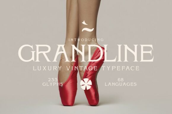 Grandline: A Vintage Luxury Typeface for Timeless Design