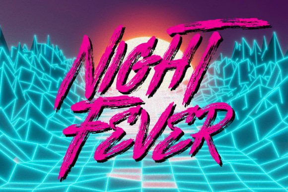Reviving the Dance Floor: The Night Fever Font