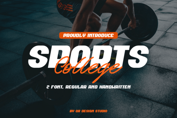 Sports College: Bold Display Font for Authentic Branding