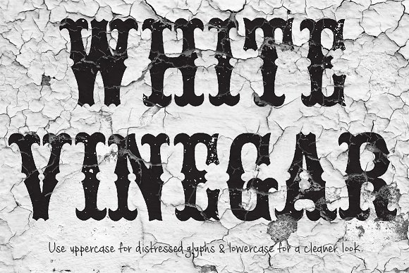 White Vinegar: The Font That Tastes Like Rustic Modernity